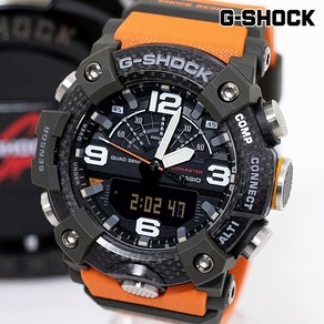 지샥 [G-SHOCK]GG-B100-1A9DR GG-B100-1A9 신형 머드마스터 오렌지 블루투스 카본 고도 기압 방향 측정 가능 전자 시계 백화점 AS 사은품 증정