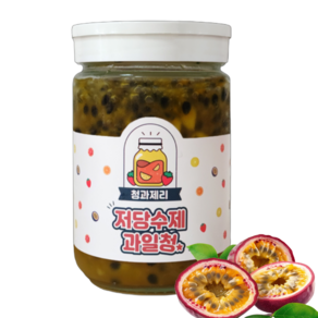 청과제리 자일로스 수제패션후르츠청 과육듬뿍 과일청 500g, 1개, 1개입