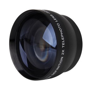 니콘 AF-S 망원 렌즈 카메라 52mm 2X 배율 18-55mm 55-200mm, 1개