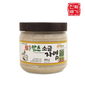 진짜베기 순천만 함초 자염 800g