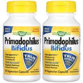 네이처스웨이 프리마도필러스 비피더스 Pimadophilus Bifidus 50억 90정 2개