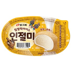 빙그레 찹쌀떡 아이스 인절미 1박스 (24개입), 85ml, 24개