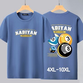 쥬엔리치 남자 빅사이즈 반팔 티셔츠 순면 라운드넥 캐쥬얼 남성 여름 티 4XL-10XL 01