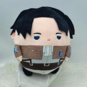 MIKASA 인형 공격 20CM EREN ACKERMAN 타이탄 LEVI 장난감 봉제 애니메이션, Levi A, 1개