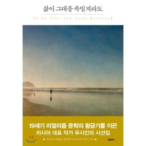 삶이 그대를 속일지라도, 더클래식, 알렉산드르 세르게예비치 푸시킨 저/오정석 역