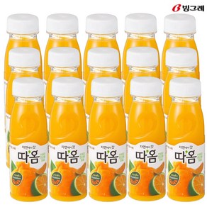 빙그레 따옴 천혜향 & 한라봉 &청귤 주스 235ml(15입) 냉장주스, 15개, 235ml