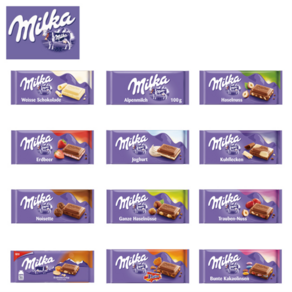 스위스 밀카 초콜릿 100g 26종 MILKA, 1개