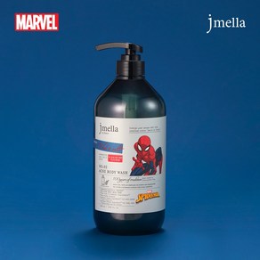 제이멜라 마블 스파이더맨 우드 앤 솔트 아크네 퍼퓸 바디워시 1000ml