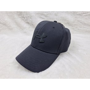 언더아머 BALLCAP 볼캡 야구모자 UA BLITZING 캡 런닝 야외 공용 올블랙