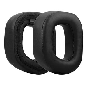 커세어 HS80 RGB 이어 패드 호환 쿠션 커버 귀마개 헤드폰 헤드셋 스펀지 가죽 좌우, 1개