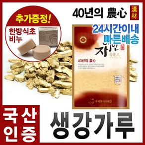 자애인 국산 생강가루 600g 건강 분말 가루, 단품, 1개