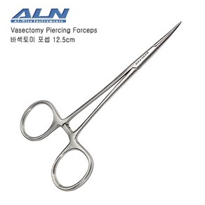 ALN 바섹토미포셉 12.5cm (정관시술포셉/Vasectomy Piecing Foceps), 1개