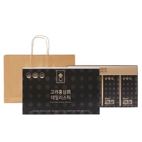 고려홍삼진 6년근 데일리스틱 60p + 쇼핑백, 900ml, 1개