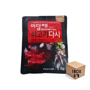 미담채 쇠고기 다시, 6개, 2kg