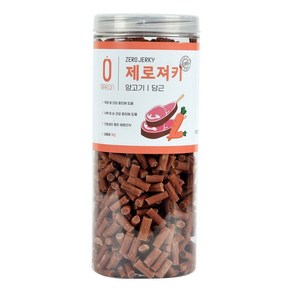 제로랩스 제로져키 강아지간식, 양고기 + 당근 혼합맛, 1kg, 1개