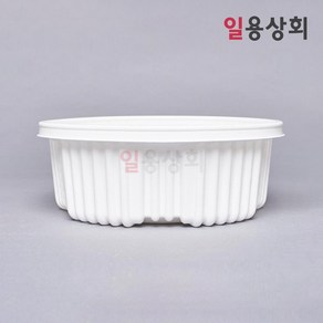 [ILYONG] 탕용기 SW 225파이 소 1800ml 백색 100세트, 100개, 1세트