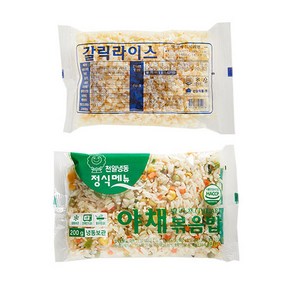 [천일식품] 인기볶음밥2종(각5봉 총10봉) 갈릭 야채, 1개, 200g