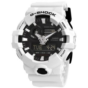 지샥 G-SHOCK GA-700-7A 화이트 스포츠 방수 학생 남자 패션 손목 시계