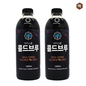 [인더스콜] 콜드브루 원액 대용량 더치커피 세하도 1000ml, 3개, 1개입