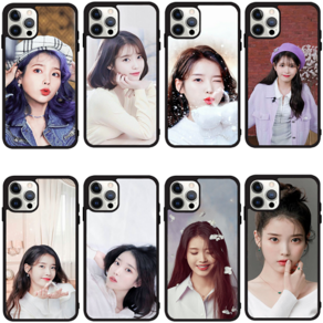 아이유 IU 어린이선물 black범퍼케이스 신비폰3 S23+ A24 A34 A90 S7 S8 S9 S10 S20 S7엣지 S8+ S9+ S10+ S20울트라 S21+