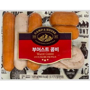 닭고기몰 사조대림 부어스트콤비 320g, 15개