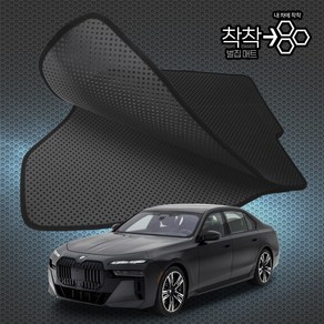 BMW 740i 740d /G70 벌집매트 고무매트 바닥 발판 깔판 7세대, 7시리즈 7세대 /G70 (22.12~), [일반벌집매트]트렁크매트만제작