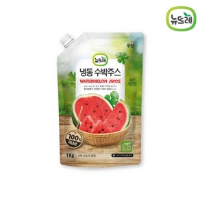 뉴뜨레 냉동 수박주스 1kg x 1개