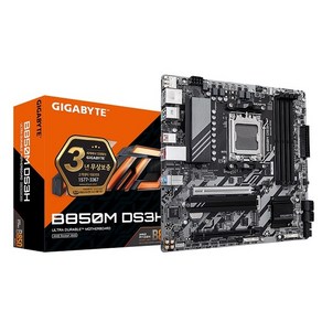 [GIGABYTE] B850M DS3H 제이씨현 (AMD B850/M-ATX)