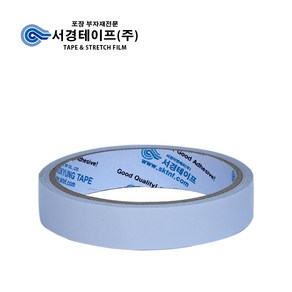 서경테이프 일반양면 테이프, 투명, 2개입