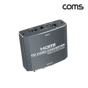 ZH301 HDMI to RCA 3선 AV 변환 컨버터 아날로그 TV, 1개