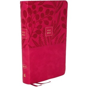 Nkjv Refeence Bible Pesonal Size Lage Pint Leathesoft Pink Red Lette Edition Comfot Pi... Imitation Leathe, Thomas Nelson