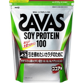 메이지 자바스(SAVAS) 소이프로테인 100 코코아 맛[100식분] 2 100g, 2개