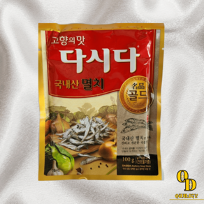 CJ제일제당 국내산 멸치다시다 명품골드 대용량 100g X 10, 10개