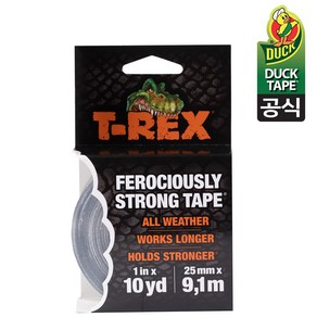 티렉스 T-Rex 미니 핸디롤 덕테이프 아웃도어 덕트테이프 25mm x 9m (10yd), 1개