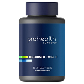 프로헬스 유비퀴놀 CoQ10 10mg 60소프트젤 PoHealth Ubiquinol, 성인남녀공용, 알약/캡슐, 1개, 60정