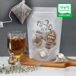 참구수 친환경 건강차 국산 무농약 볶은 둥굴레차 삼각망티백