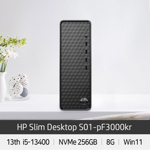 HP 슬림라인 데스크탑 블랙 S01-PF3000KR