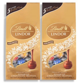 Lindt 린트 린도르 어쏘티드 트러플 밀크 초콜릿 600g 2팩, 2개