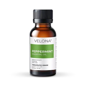 [베로나] 페퍼민트 에센셜 오일 100% 천연 원액 유기농 아로마 테라피 비염 추천, 1개, 15ml