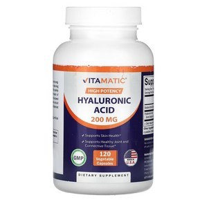 비타매틱 히알루론산 200mg 120캡슐, 120정, 1개