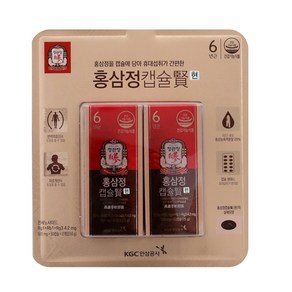 정관장 홍삼정캡슐 현 500mg 100캡슐, 50정, 2개