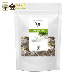 숲으로 녹차 삼각티백 25T, 1g, 25개입, 5개