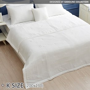 캐롤라인샤샤 캐롤라인 컬렉션 소프트터치 쿨리플 여름 차렵이불 QK 200X230cm