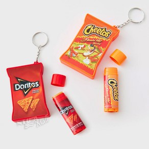 테이스티 뷰티 립밤 키 체인 세트 도리토스 치토스 TASTE BEAUTY FLAVORED LIP BALM & KEYCHAIN SET, DORITOS