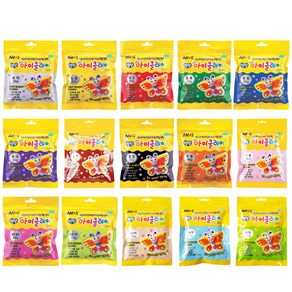 아모스 아이클레이 50G 파우치 컬러클레이 지퍼백, 1