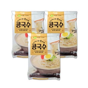 이가자연면 고소하고 진한 콩국물 콩국수 160g X 6입, 3개