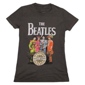 ROCKPANDA The Beatles 반팔티 SGT Peppers Charcoal Juniors