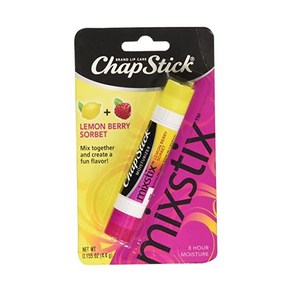 챕스틱 ChapStick Mixstix 레몬 플러스 베리 소르베 립 밤 0.155 oz