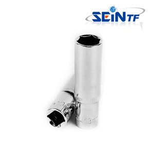 세인티에프 고강도 롱 복스알 3/8 13mm 비트 육각 소켓, 1개