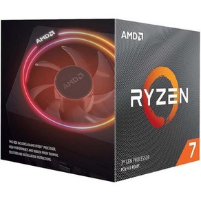 AMD Ryzen 7 3700X 8코어 16스레드 언락 데스크탑 프로세서(레이스 프리즘 LED 쿨러 포함), Pocesso, 1개